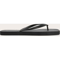 Black Square Toe Flip Flop | PrettyLittleThing US