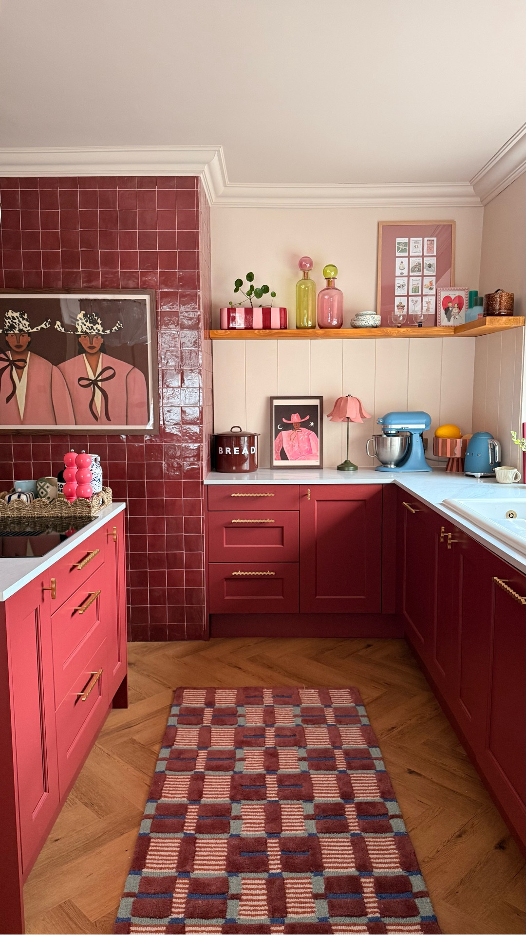 Red, pink and blue  Kitchen decor 

#LTKeurope #LTKuk #LTKhome