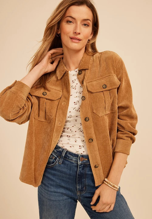 Corduroy Utility Shacket | maurices | Maurices