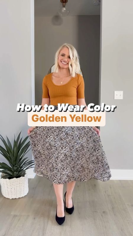 How to wear color- Golden yellow

#LTKSeasonal #LTKfindsunder100 #LTKstyletip