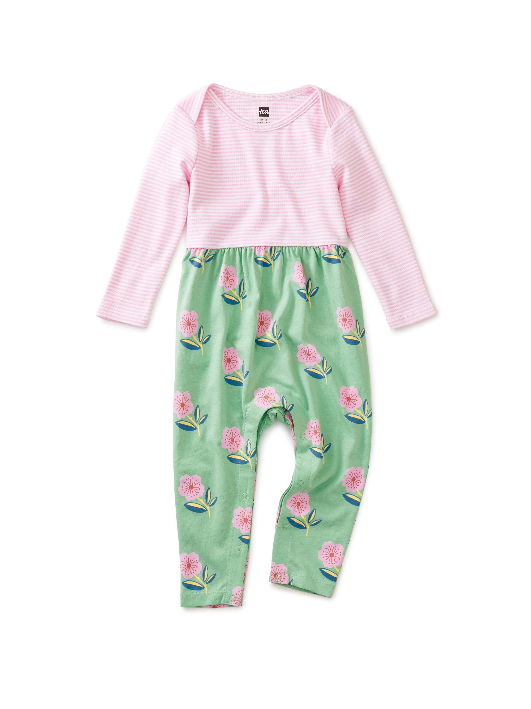 Print Mix Baby Romper | Tea Collection