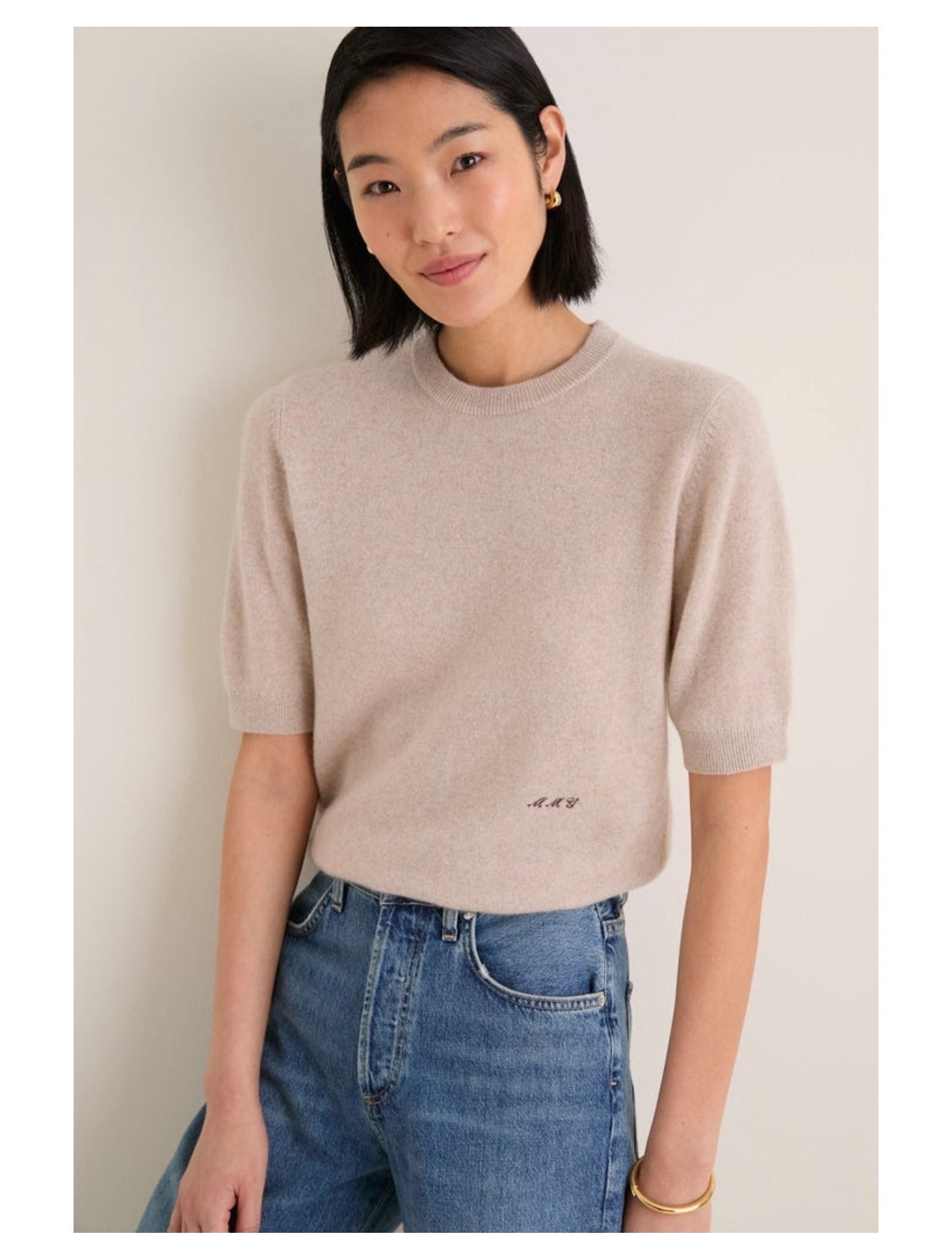 Taupe Cashmere Short Sleeve Noemie Sweater
TUCKERNUCK 

This crewneck is spun from buttery-soft cashmere—light enough for layering, luxe enough to wear solo. Pair it with tailored trousers or jeans for that effortless in-between-season look.

#LTKSeasonal #LTKootd #LTKWorkwear