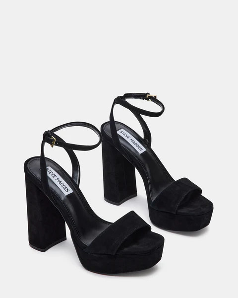 LESSA BLACK SUEDE | Steve Madden (US)