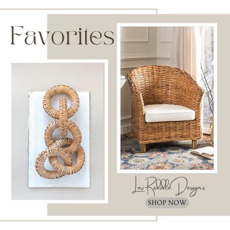 More favorite finds from the week. This chair is just too good! And these rattan links will look great in any room of your home !

#LTKhome #LTKFind