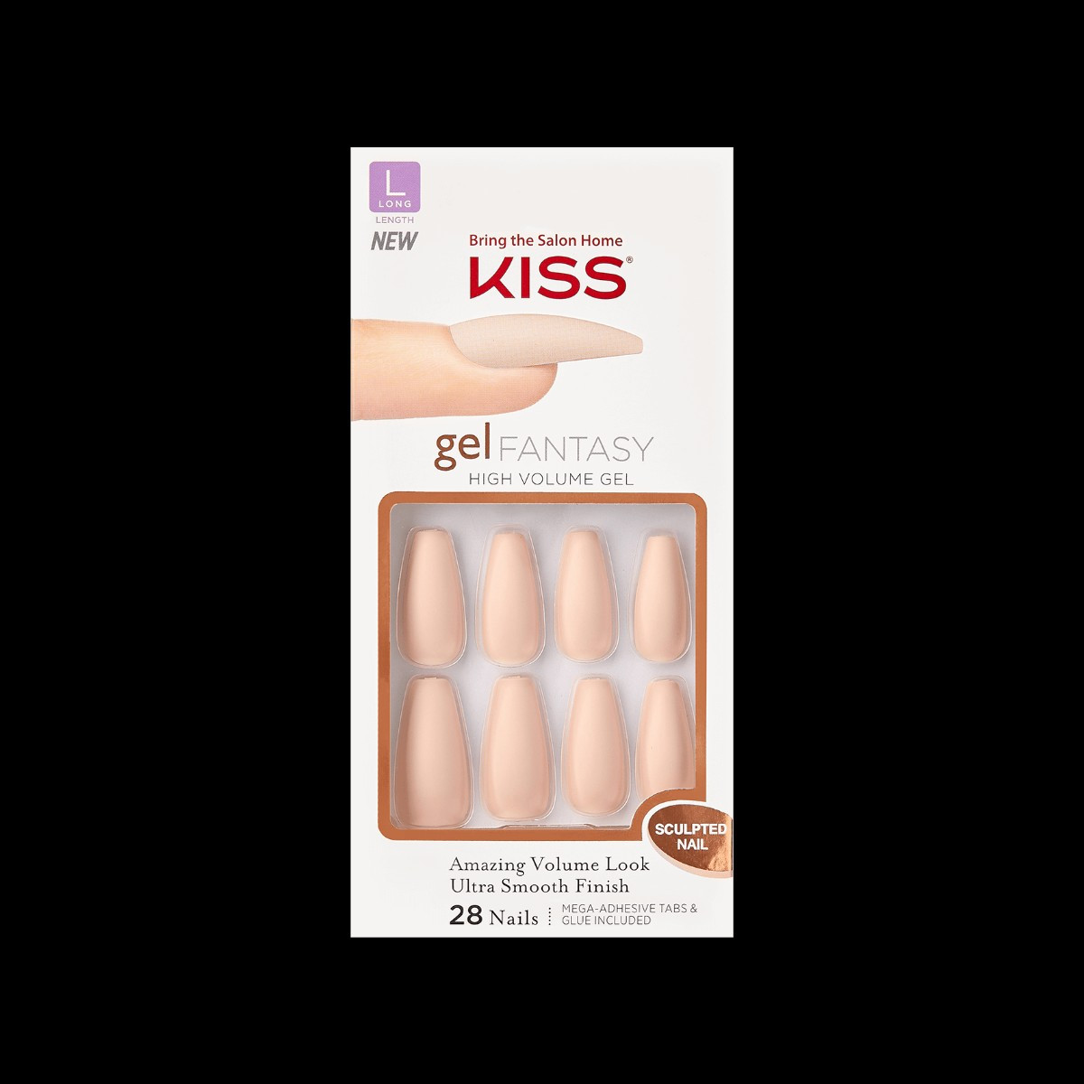 KISS Gel Fantasy Sculpted Nails - 4 the Cause | KISS, imPRESS, JOAH