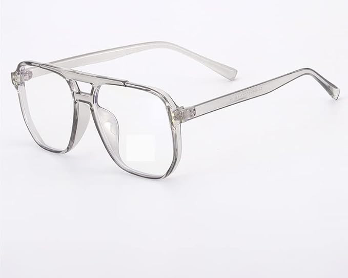 Oversized Aviator Blue Light Blocking Reading Glasses Women Men, Large Designer Square Anti Glare... | Amazon (US)