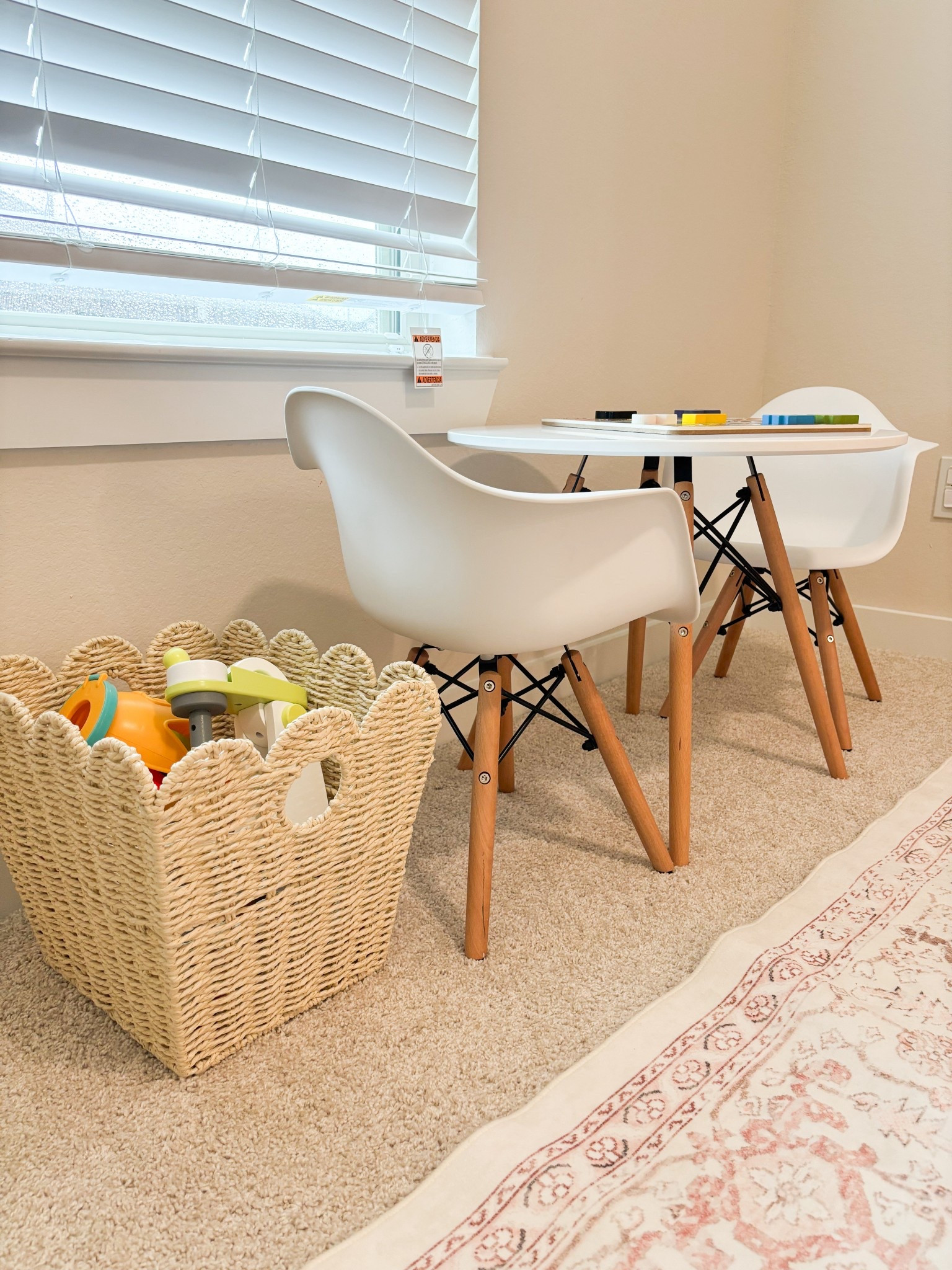 Cluttered playroom? This basket is my cute functional way to do quick tidying up and the toddler table is my kid’s favorite place to sit and play!

#LTKHome #LTKBaby #LTKFamily