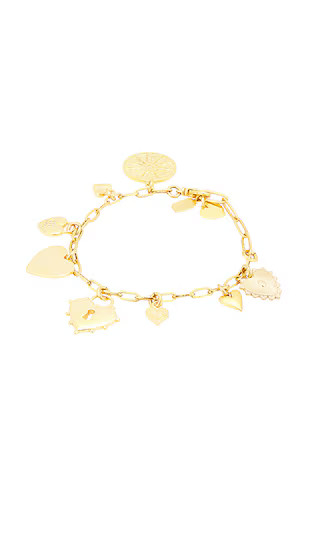 Chandra Bracelet in Gold | Revolve Clothing (Global)