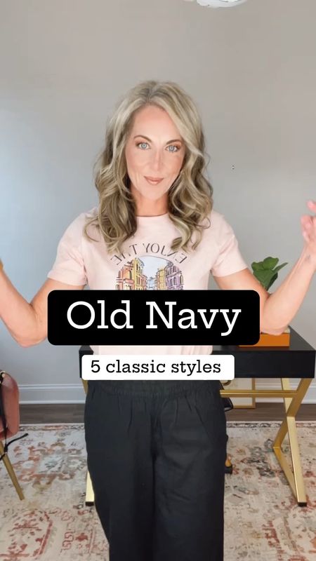 Classic every day style from Old Navy - everything is 50% off – many styles under $20 - comes in multiple colors - fits tts wearing size small in all. 🖤

#LTKover40 #LTKfindsunder50 #LTKstyletip