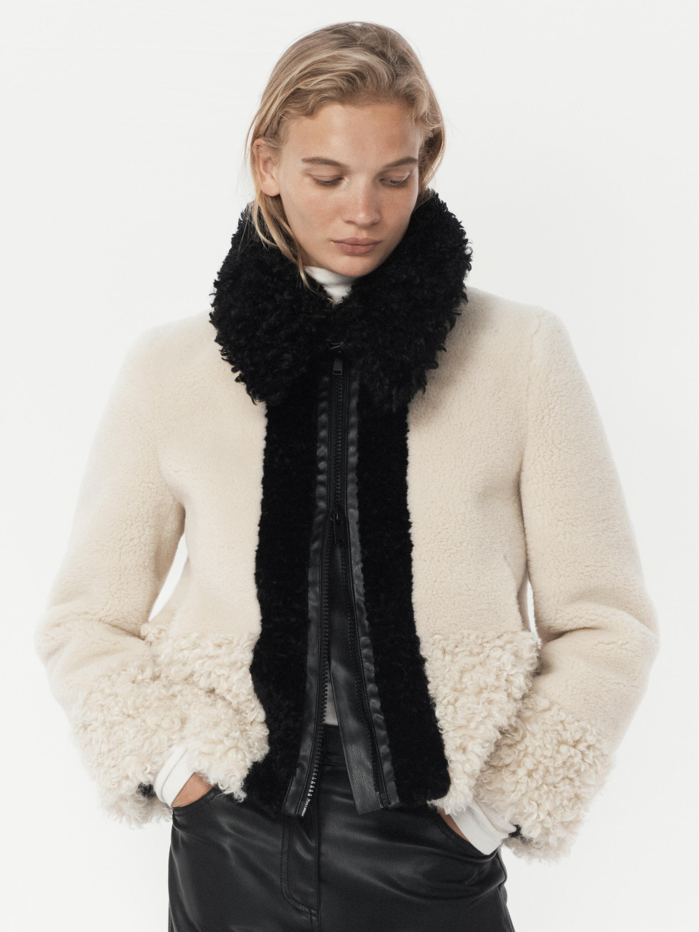 FAUX FUR PATCHWORK JACKET - THE ITEM ZARA WOMAN | Zara US
