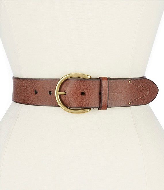 Frye 1.5" Campus Leather Classic Belt | Dillard's | Dillards