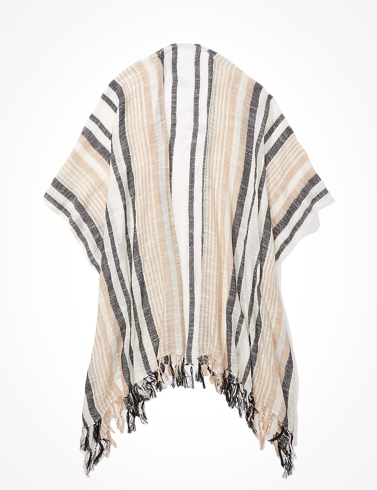 AE Striped Midi Kimono | American Eagle Outfitters (US & CA)