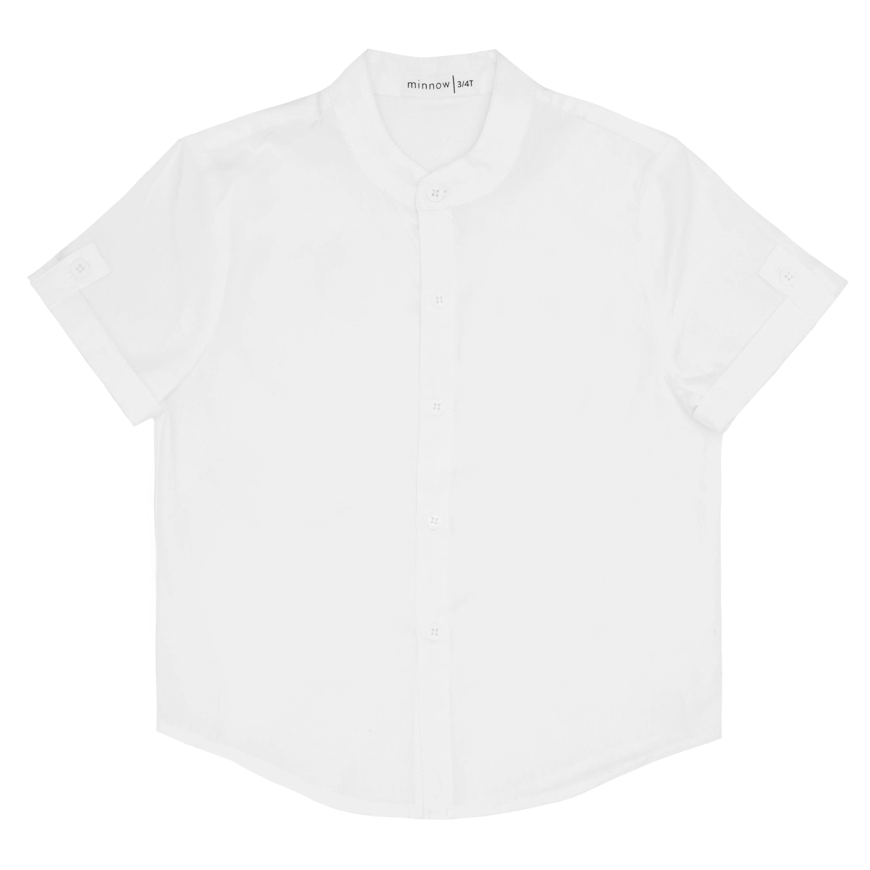 boys white button down shirt | minnow