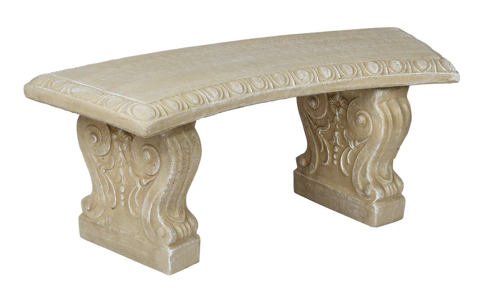 undefined 43-in W x 16-in H Desert Sand Garden Bench | Lowe's