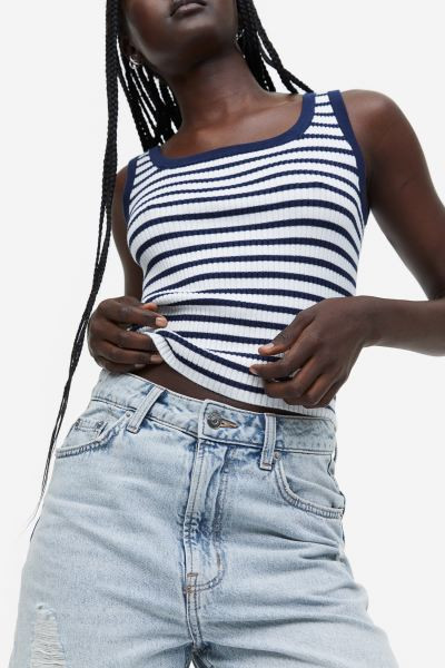 Bermudashorts High Waist | H&M (DE, AT, CH, NL, FI)