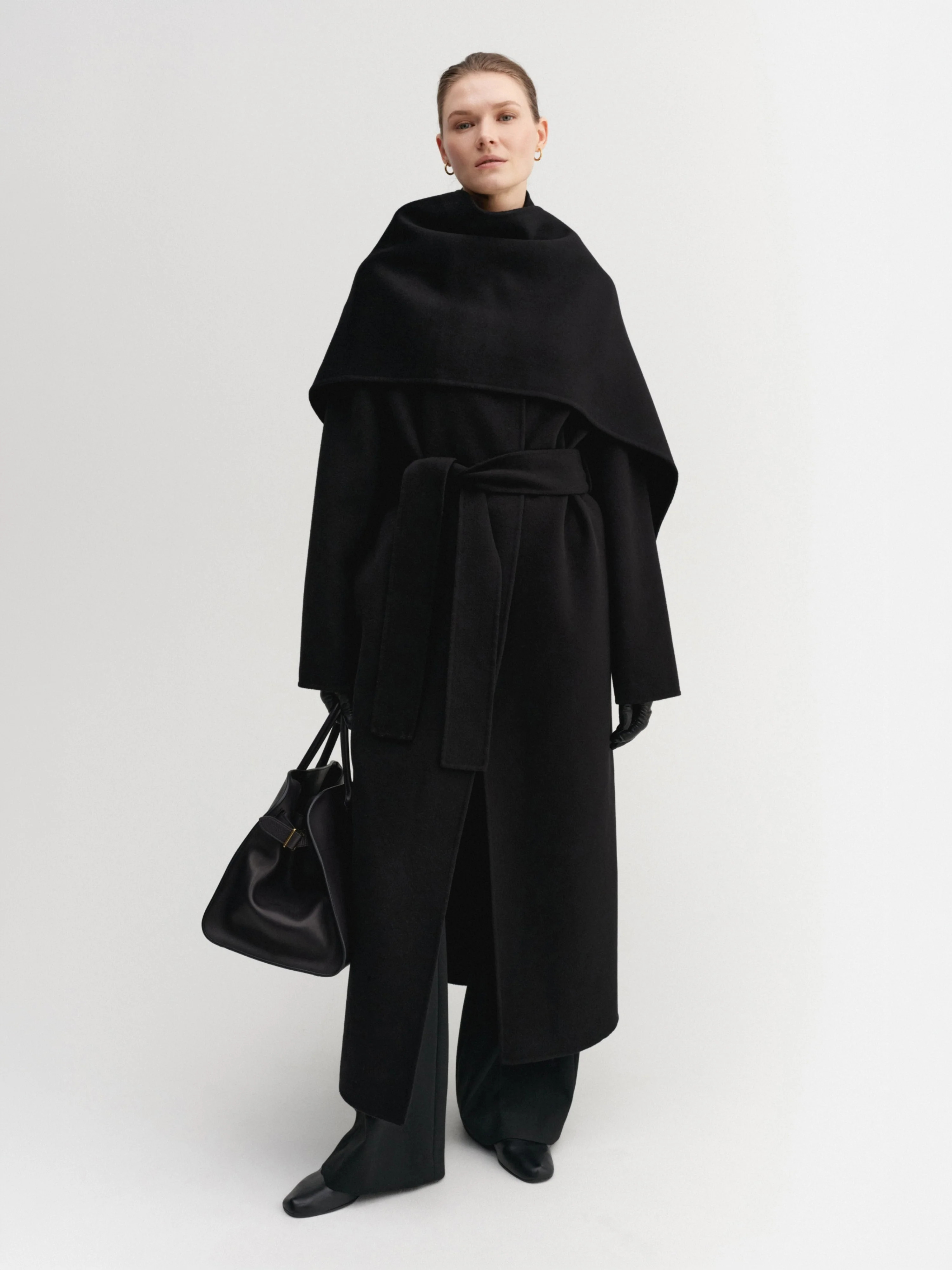 Micha Doublé Scarf, black | Almada Label