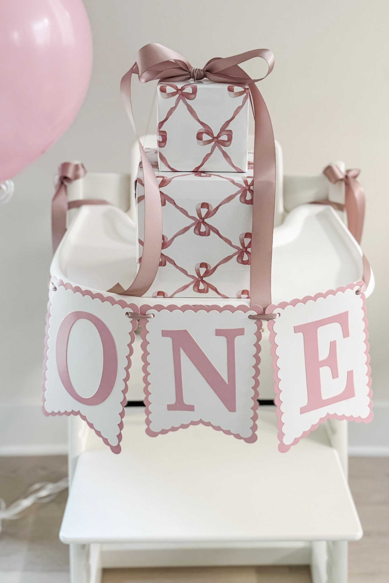 Chloe’s bow-themed First #BirthdayParty 🎀🧁

*I removed the ribbon that the banner letters came on and replaced it with my own ribbon in a color I preferred, linked below

#LTKParties #LTKBaby