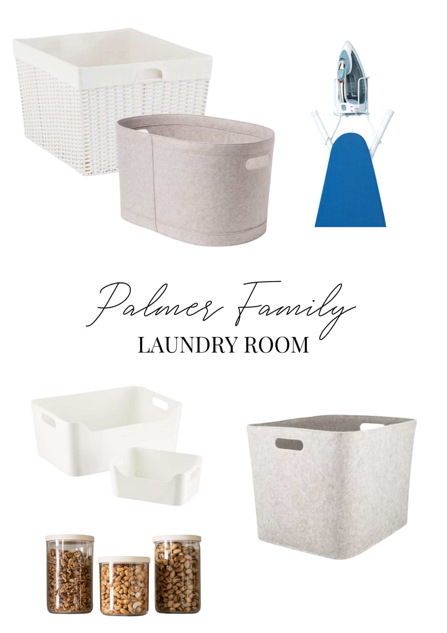 Laundry Room • Organization • Orderly • Home Inspiration 

#LTKHome #LTKFamily
