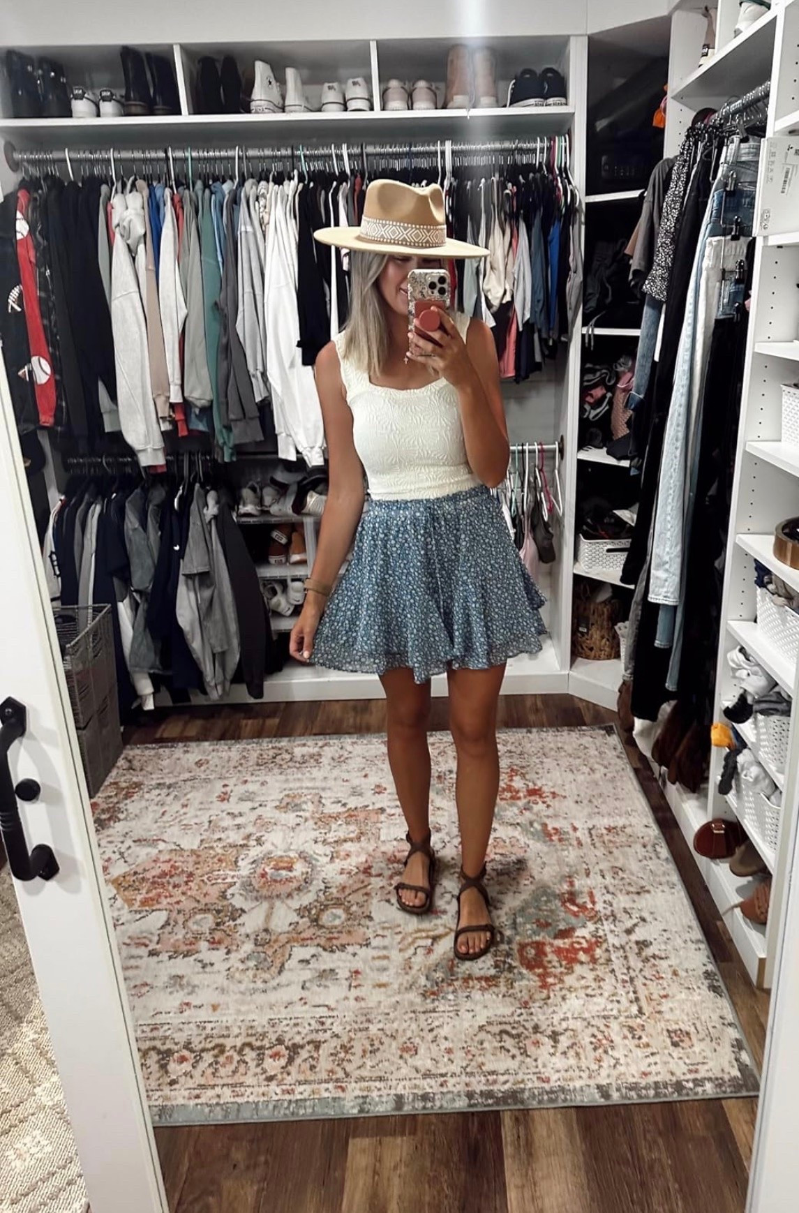 This skirt is the perfect length!

#LTKdayinmylife #LTKmorningroutine #LTKgrwm