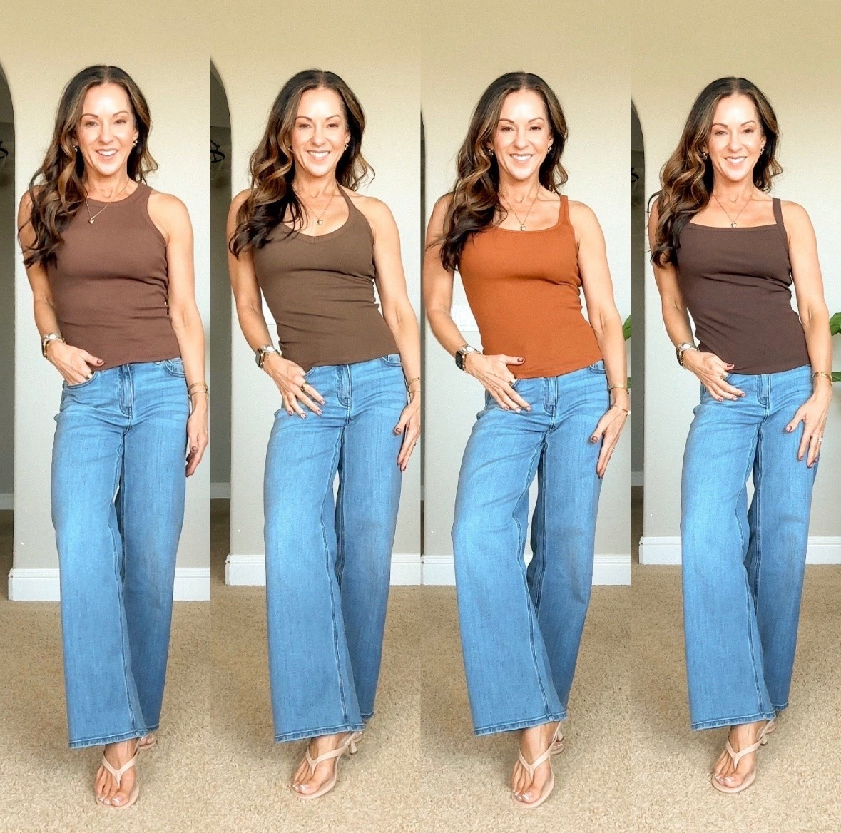 These built in bra tanks have become one of my most worn basics. The supportive fit, flattering silhouettes, and easy styling make them perfect with everything from jeans to shorts and skirts. If you’re looking for versatile tops you’ll wear on repeat, these are it.

Built in bra tanks, Everyday basics, Summer tops, Casual outfits, Viral fashion finds, Wide leg jeans, Amazon fashion finds, Capsule wardrobe, Easy outfit ideas, Everyday style, Wardrobe essentials, EverydayHolly

#LTKootd #LTKPetite #LTKOver40