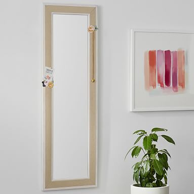 Pinboard Framed Mirror | Pottery Barn Teen