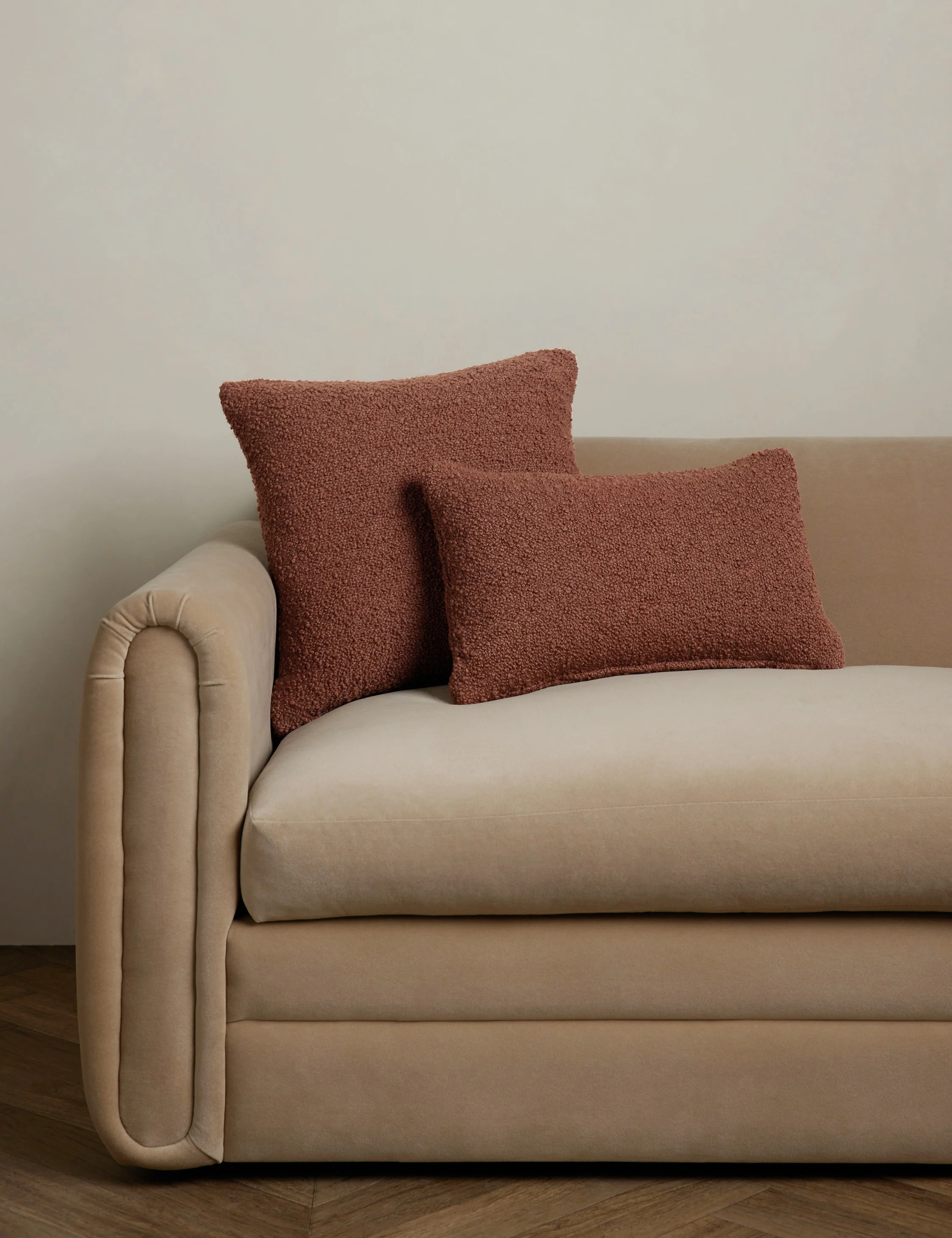 Nedda Boucle Pillow | Lulu and Georgia 