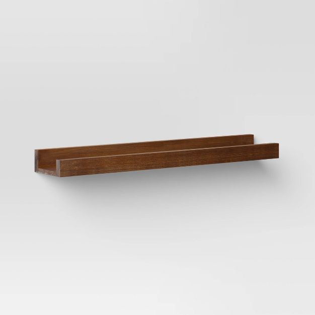 23&#34; x 4.3&#34; Wood Ledge Wall Shelf Brown - Threshold&#8482; | Target