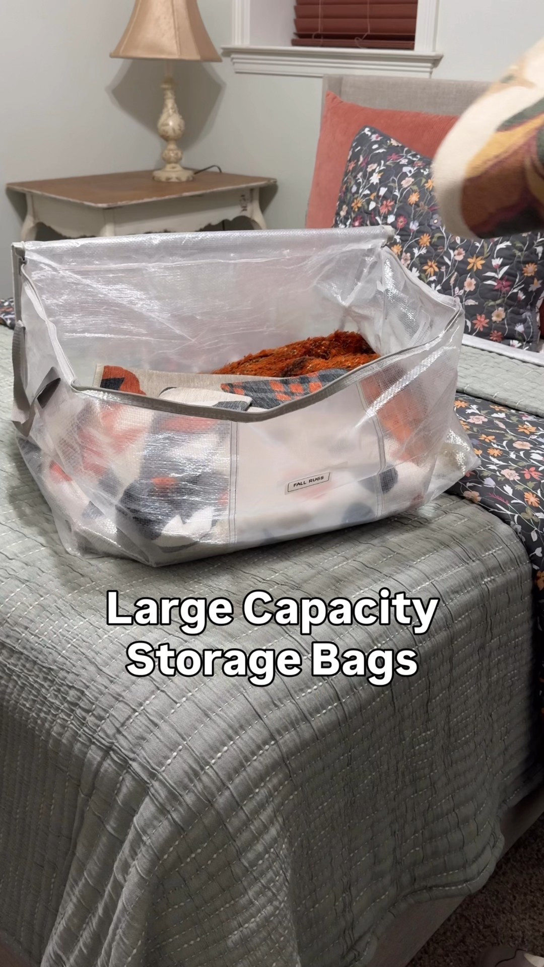 Home Organization - 30% off! 
Save space and organize your items with these Large Capacity Storage Bags. Zipper closure. Handles for easy carry  

Perfect for blankets, rugs, Ruggables, sheets, travel, seasonal clothes, winter coats, holiday decor, Christmas trees. 

#reorganizedwithracheal #homeorganization #underbedstorage #largecapacitystorage #storagebags

#LTKSaleAlert #LTKmomlife #LTKHome
