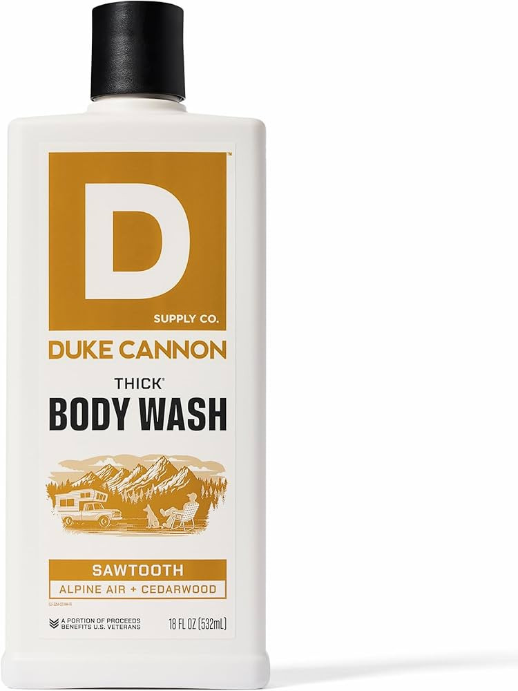 Duke Cannon Supply Co. Mens THICK Body Wash - Free of Sulfate, Paraben, & Phthalates Leaving Skin... | Amazon (US)