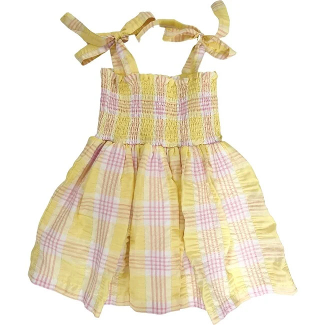 Pink Lemonade Dress, Pink and Yellow | Maisonette