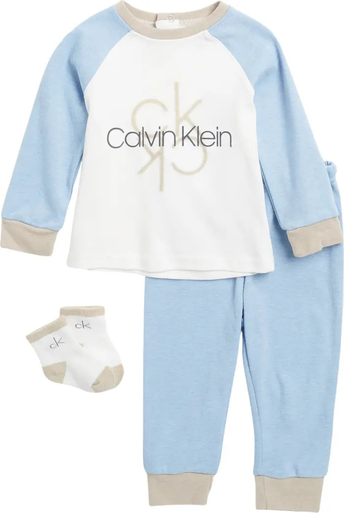 CALVIN KLEIN Raglan Pajama Set | Nordstromrack | Nordstrom Rack