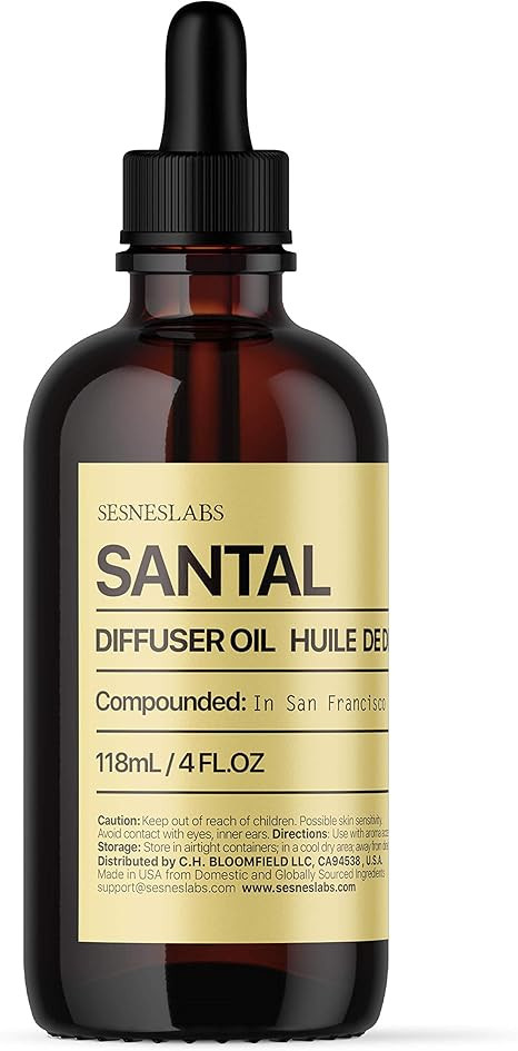 Santal Diffuser Oil, Niche Scent, Luxury Amber Coco Vanilla Cedar Sandalwood Musk Essential Oils ... | Amazon (US)
