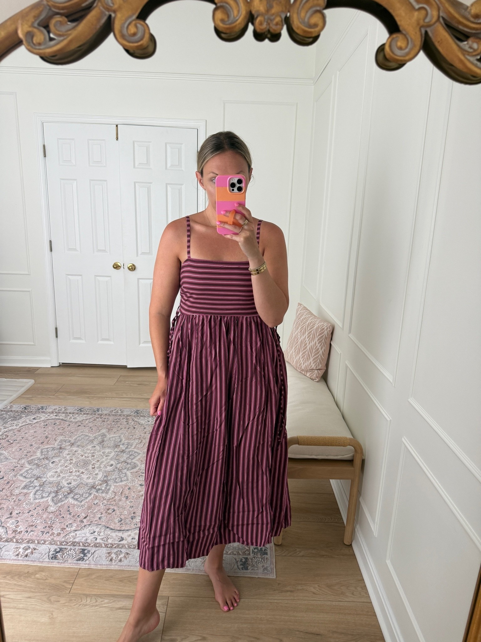 Summer maxi dress - wearing a med - date night outfit - vacation dress