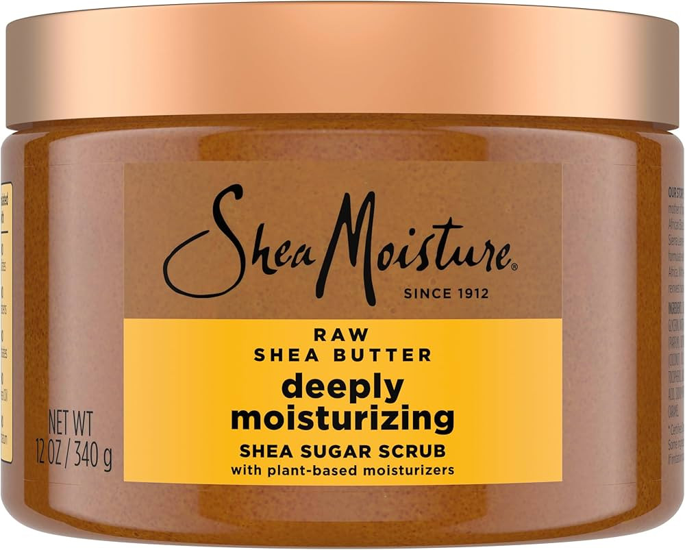 SheaMoisture Shea Sugar Body Scrub For Moisturize And Restore Dry Skin Raw Shea Butter Deeply Moi... | Amazon (US)
