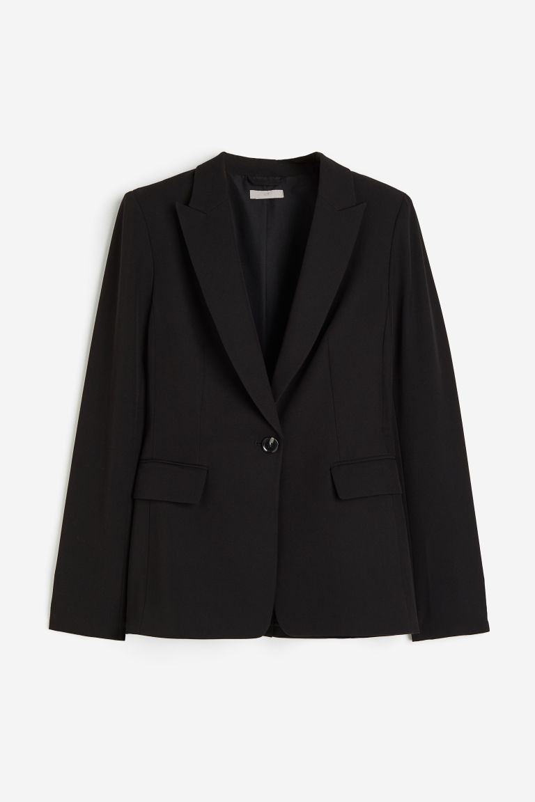 H & M - Fitted Blazer - Black | H&M (US + CA)