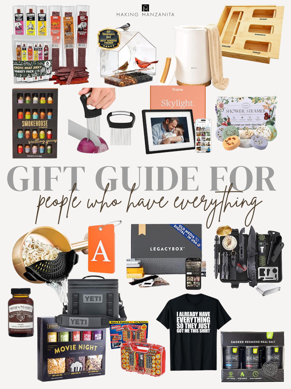 Shopping for the person who already has everything? These gifts still surprise. Thoughtful, useful, and a little elevated — perfect for the hardest people on your list. 

 #LTKGiftGuide #LTKHoliday #LTKOver40