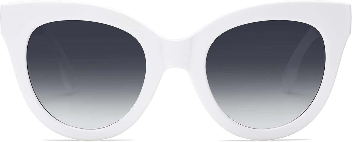 SOJOS Retro Oversized Cateye Sunglasses for Women Large Vintage Trendy Shades SJ2074 | Amazon (US)