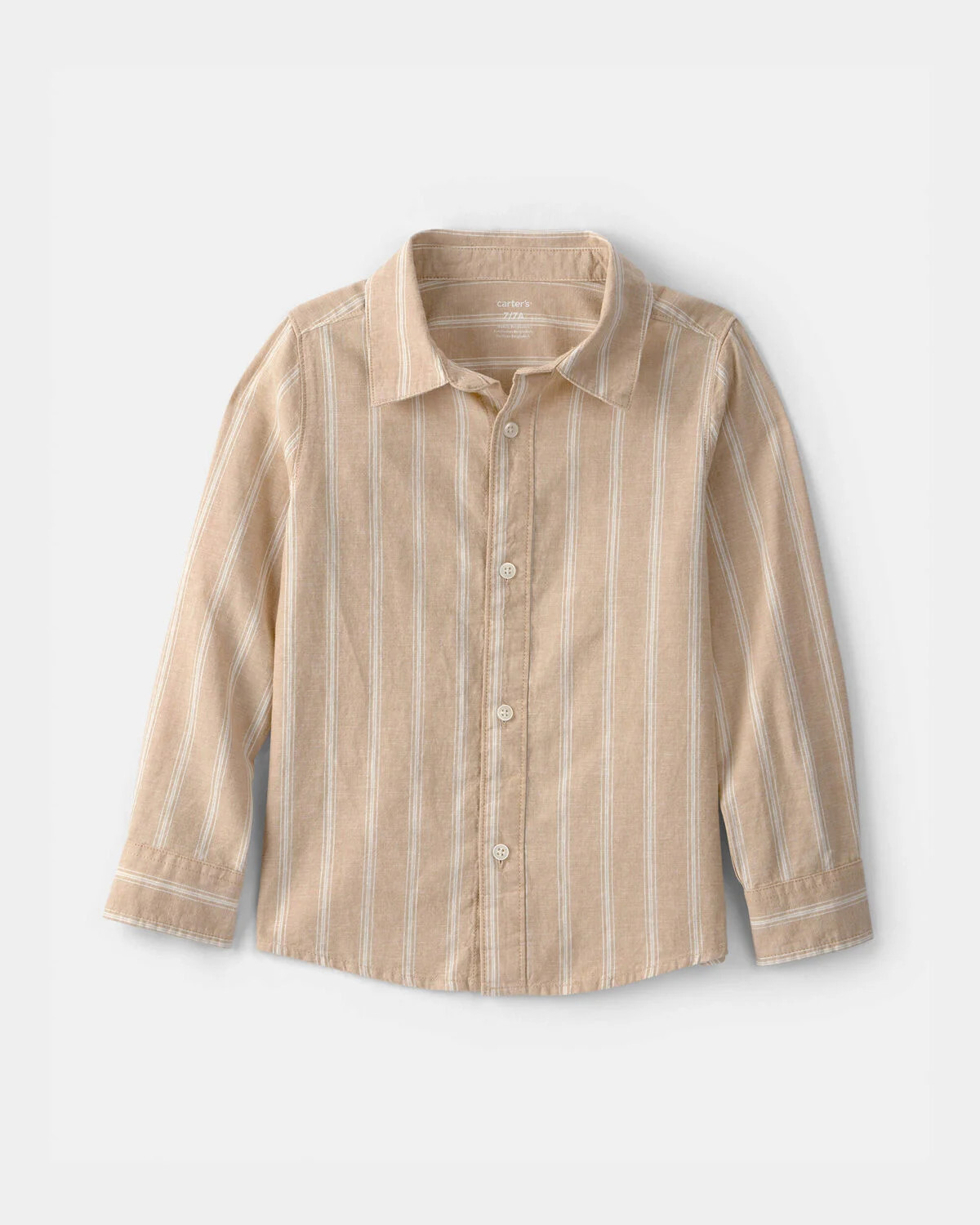 Boys Striped Button-Down Shirt - Brown | Carter's Inc