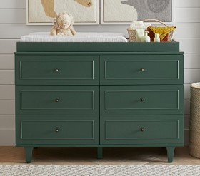 Dawson 6-Drawer Dresser &amp; Topper Set (51w x 20d") | Pottery Barn Kids