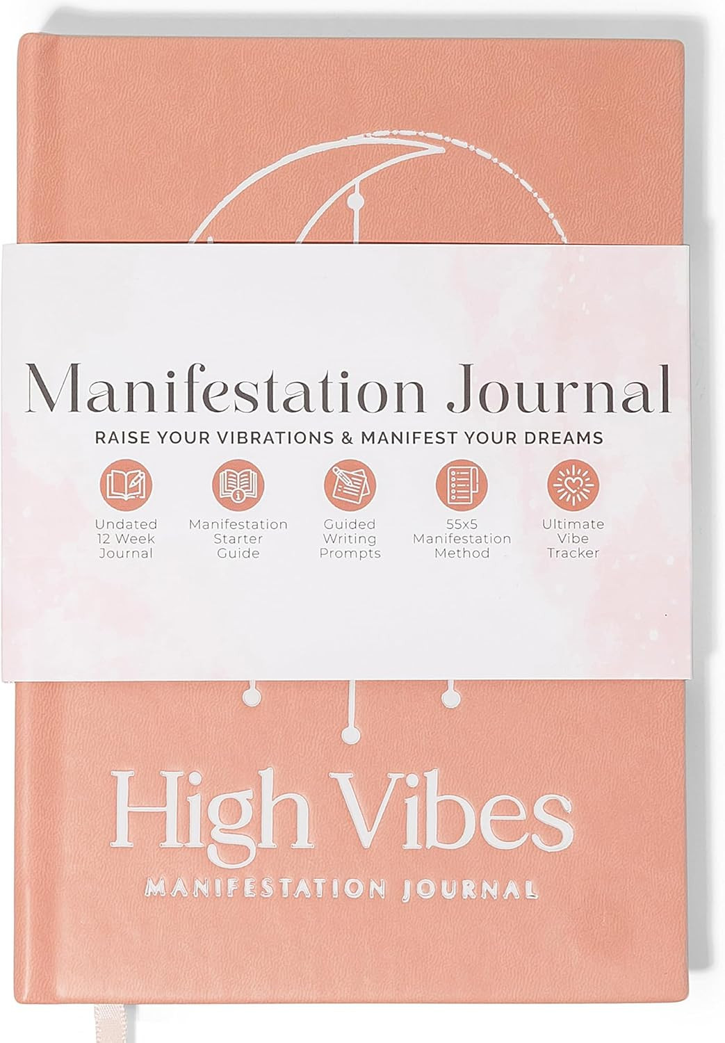 Manifestation Journal: 12-Week Undated Planner with Vibe Tracker, 5x55 Manifestation Method, Guid... | Amazon (US)