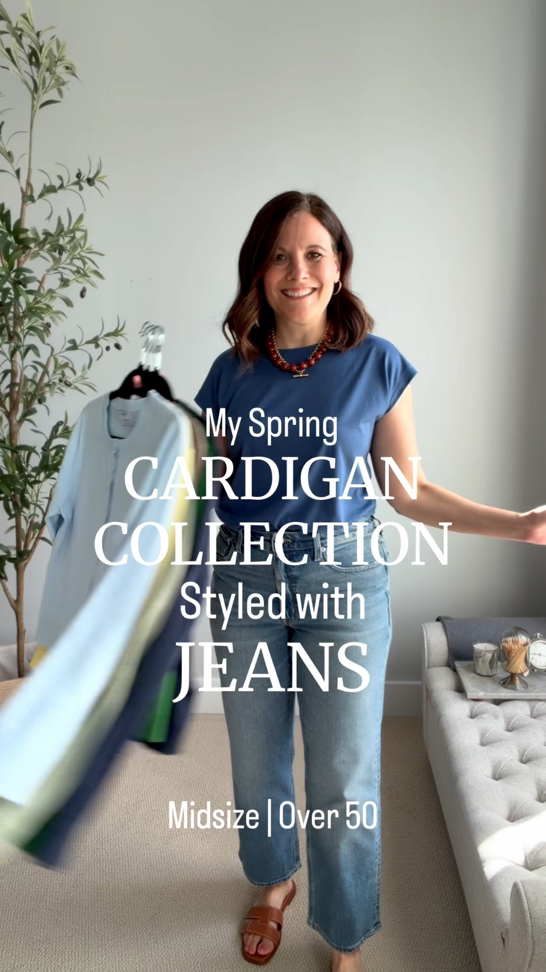 I would live in jeans if I could. And during transitional seasons, a cardigan is always high on my list of layering pieces.

I don’t wear a lot of florals, so in spring, one of my favorite ways to create cute outfit combinations is with a colorful cardigan paired with a tee or top. And if you think your only spring cardigan color options are cream, gray, black, or white, I’m here to show you how colored cardigans can add so much personality to your outfits.

If you want to understand exactly why these outfits work, I go deeper in today’s companion blog post on BeSoYou.com. 
* LTK limits the number of pieces I can link to this post. If there’s a piece you don’t see linked, scroll through for the individual outfit video. ￼

📏For reference, I’m midsized, 5’6”, slightly short-waisted, 36-B bust, and wear a small or medium top with size 10 jeans. 

#LTKSaleAlert #LTKOver40 #LTKMidsize