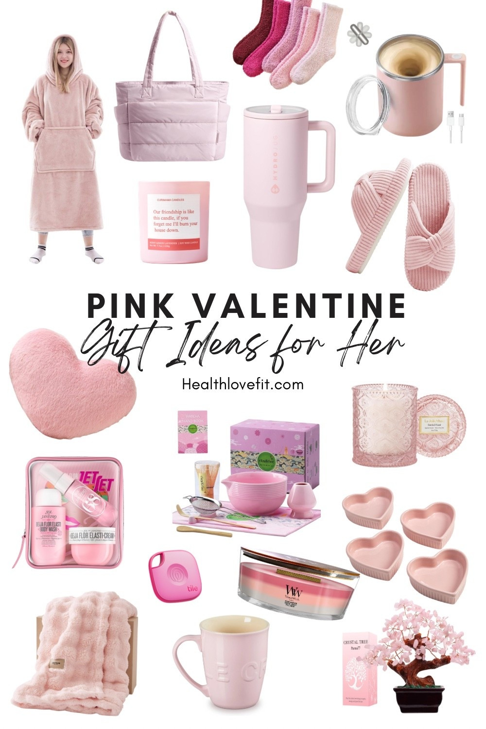 Who doesn’t love a good pink themed gift guide?!? Valentine’s Day gifts for your sisters, or friends can be kind of fun, and casual! All these finds are under $35. I think it’s just fun to gift a little something that might be useful and practical or a funny candle! I mean they’re also cute little gifts to get for yourself. I love the pink matcha gift set.

Tags: Valentine gift ideas for her, pink Valentine’s Day gifts, pink gift guide, pink gift ideas for her #LTKFindsUnder50 

#LTKselfcare #LTKValentine #LTKSeasonal