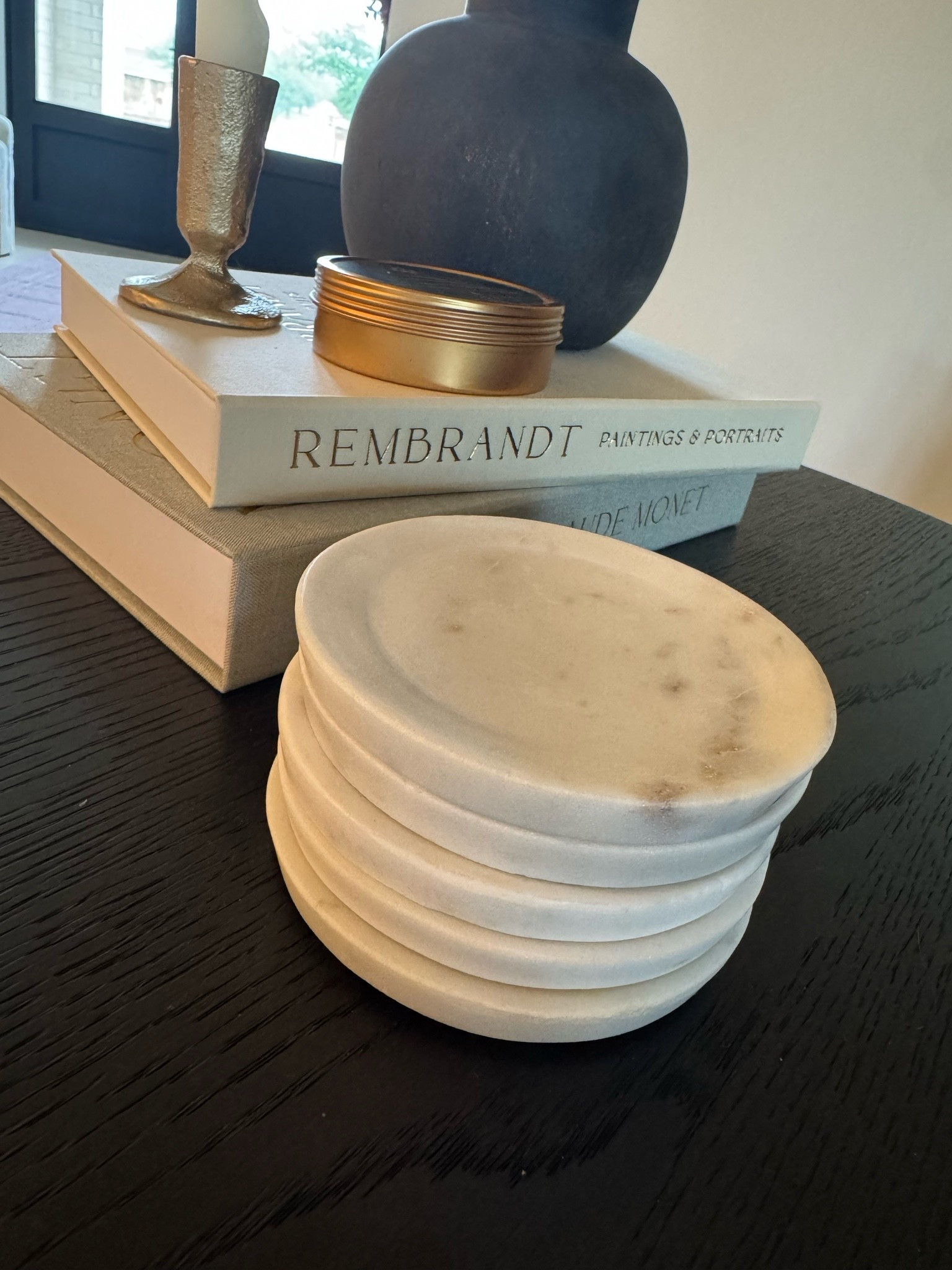 These marble coasters are super durable and very pretty! Perfectly matched my modern home. #livingroom #coasters #modernhome #modernhomedecor

#LTKHome