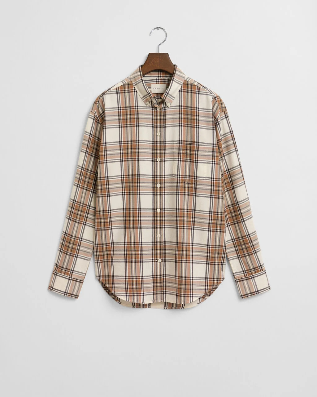 Relaxed Fit Checked Flannel Shirt - GANT | Gant