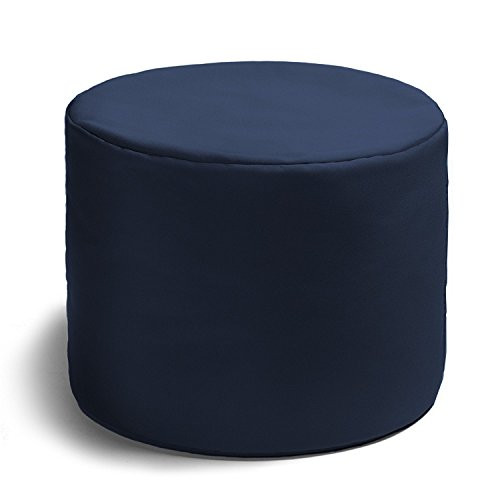 Jaxx Spring Indoor/Outdoor Bean Bag Ottoman, Navy | Amazon (US)