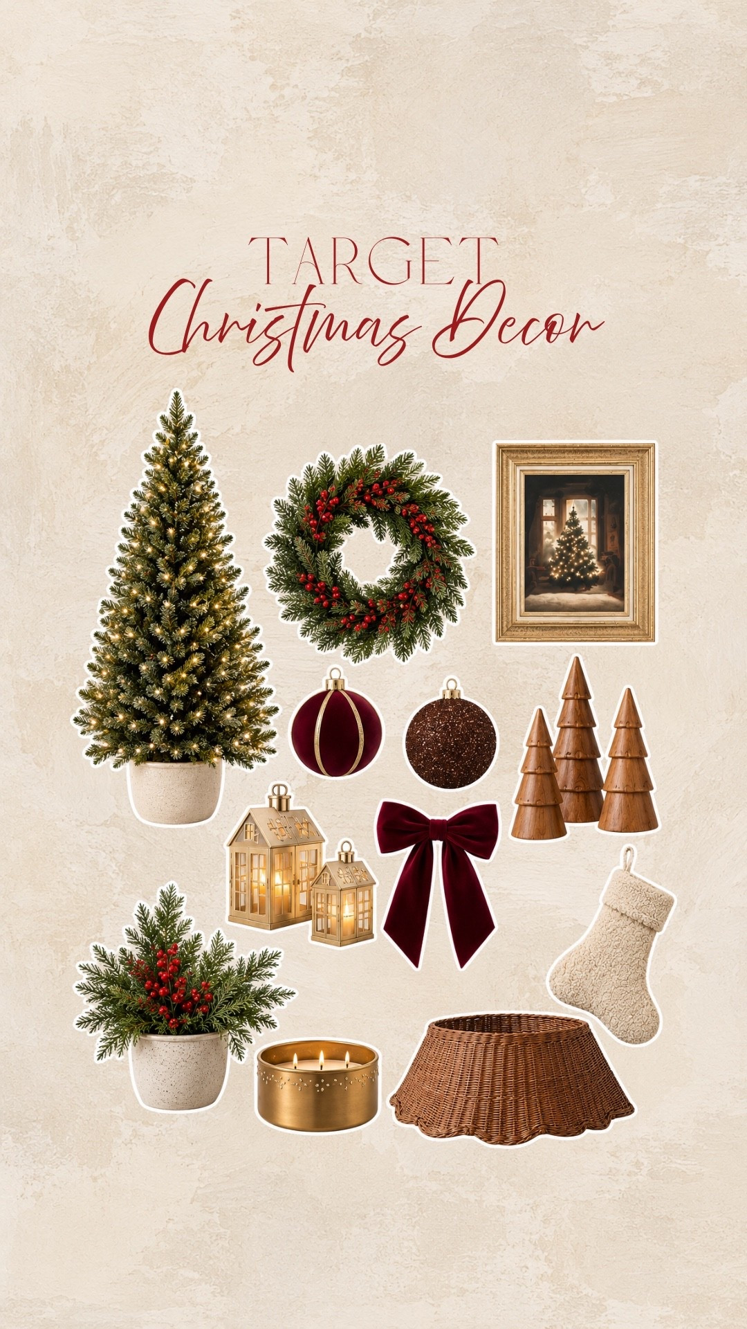 Target Christmas decor