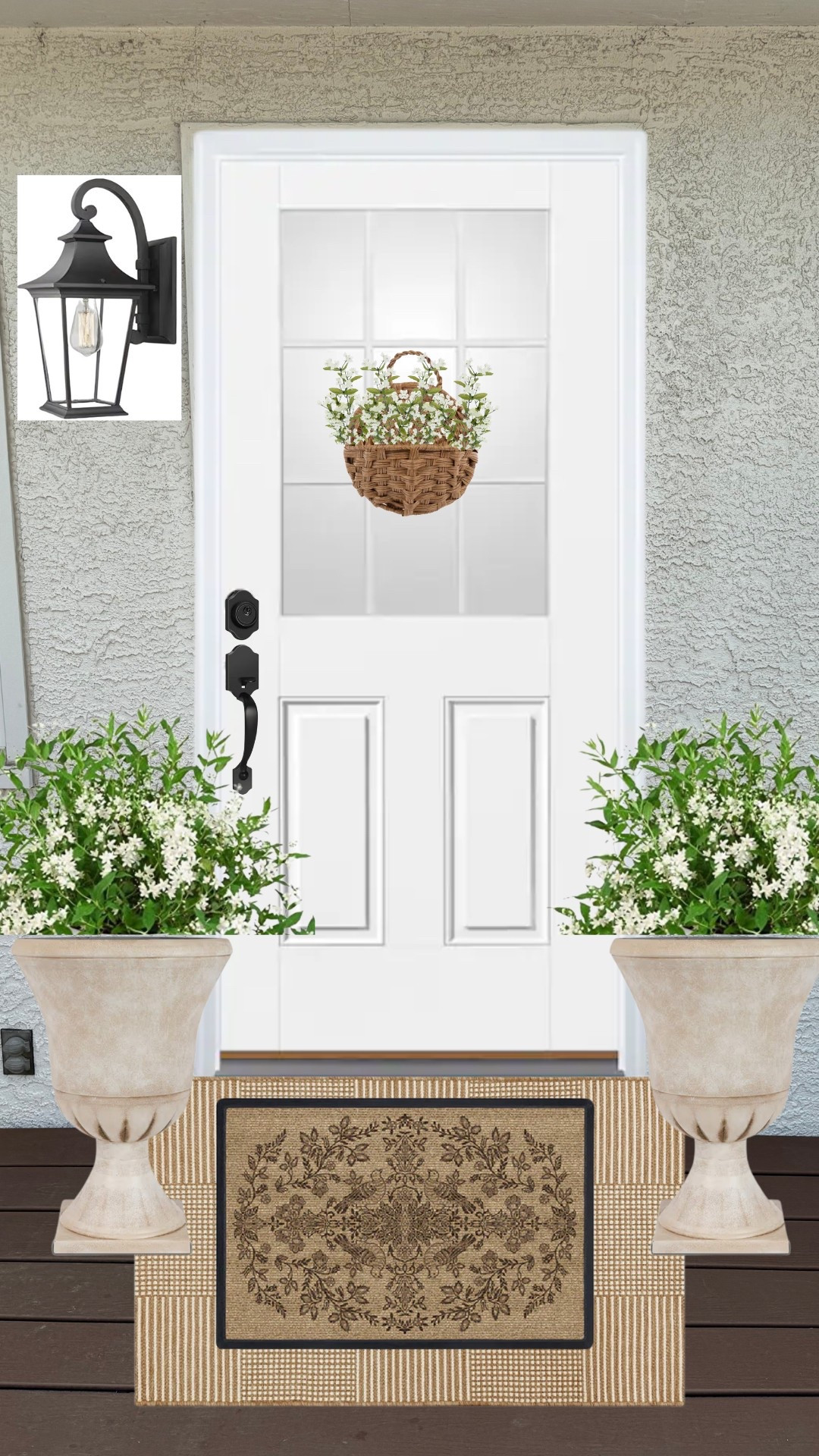 Back door inspo 

Outdoor - rug - planter - plants - sconce 

#LTKHome #LTKSeasonal #LTKStyleTip