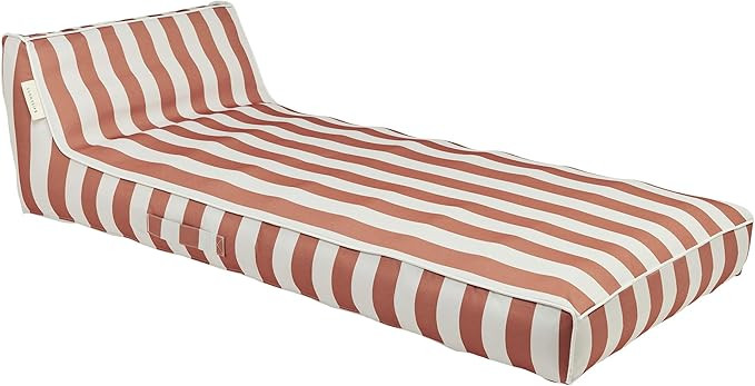 SUNNYLiFE Luxe Lie-On Lounger, Inflatable Pool Float, Indoor/Outdoor Use, Backrest Support, PVC/P... | Amazon (US)