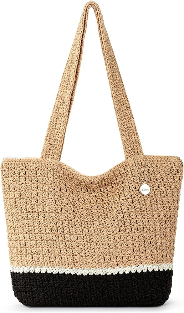 The Sak Casual Classics Tote Bag - Hand Crochet Woman's Purse For Everyday, Travel, Beach Bag - H... | Amazon (US)
