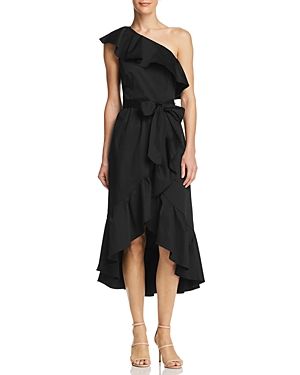Adrianna Papell Ruffled One-Shoulder Dress | Bloomingdale's (US)